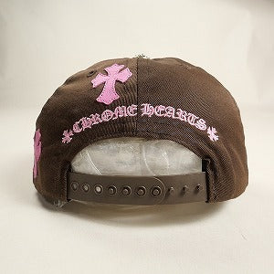 CHROME HEARTS クロム・ハーツ 5 PANEL CAP BSBL BRN/PNK クロスパッチ付きキャップ 茶 Size 【フリー】 【新古品・未使用品】 20823980