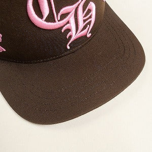 CHROME HEARTS クロム・ハーツ 5 PANEL CAP BSBL BRN/PNK クロスパッチ付きキャップ 茶 Size 【フリー】 【新古品・未使用品】 20823980
