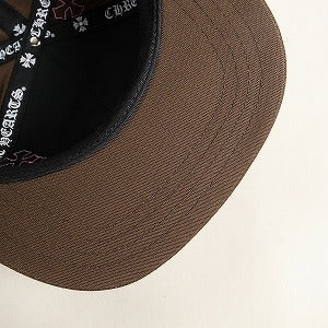 CHROME HEARTS クロム・ハーツ 5 PANEL CAP BSBL BRN/PNK クロスパッチ付きキャップ 茶 Size 【フリー】 【新古品・未使用品】 20823980