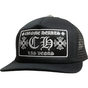 CHROME HEARTS クロム・ハーツ LAS VEGAS TRUCKER CAP BLACK ラスベガス限定メッシュキャップ 黒 Size 【フリー】 【新古品・未使用品】 20823983