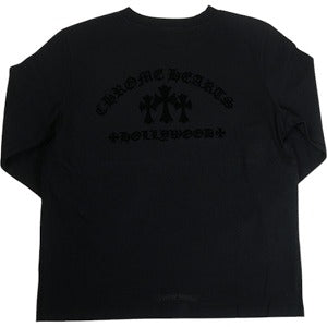 CHROME HEARTS クロム・ハーツ BLIND SPOT 3/4 SLEEVE SHIRT BLACK 七分丈ロンT 黒 Size 【レディースS】 【新古品・未使用品】 20823985