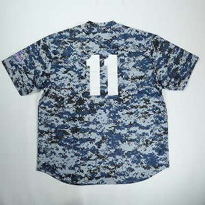 SUPREME シュプリーム 25SS S Logo Baseball Henley Digi Camo ベースボール半袖シャツ 青 Size 【XL】 【新古品・未使用品】 20824014