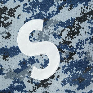 SUPREME シュプリーム 25SS S Logo Baseball Henley Digi Camo ベースボール半袖シャツ 青 Size 【XL】 【新古品・未使用品】 20824014