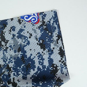 SUPREME シュプリーム 25SS S Logo Baseball Henley Digi Camo ベースボール半袖シャツ 青 Size 【XL】 【新古品・未使用品】 20824014