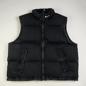 SUPREME シュプリーム ×NIKE 24SS Denim Puffer Vest Black ベスト 黒 Size 【XL】 【新古品・未使用品】 20824015