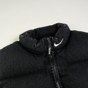SUPREME シュプリーム ×NIKE 24SS Denim Puffer Vest Black ベスト 黒 Size 【XL】 【新古品・未使用品】 20824015