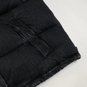 SUPREME シュプリーム ×NIKE 24SS Denim Puffer Vest Black ベスト 黒 Size 【XL】 【新古品・未使用品】 20824015