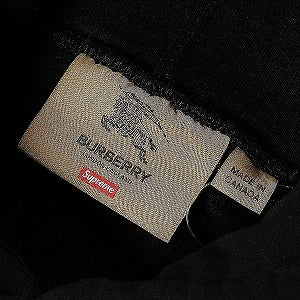 SUPREME シュプリーム ×Burberry 22SS Box Logo Hooded Sweatshirt Black ボックスロゴパーカー 黒 Size 【M】 【新古品・未使用品】 20824016