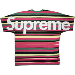 SUPREME シュプリーム 25SS Intarsia S/S Top Stripe Tシャツ マルチ Size 【XL】 【中古品-非常に良い】 20824030