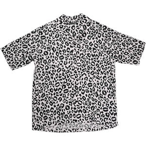 その他 MINEDENIM Lips Leopard Print Open Collar SH Open Collar SH 半袖シャツ ピンク Size 【3】 【新古品・未使用品】 20824032