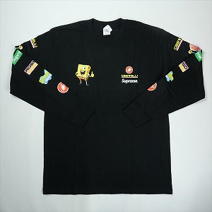SUPREME シュプリーム ×SpongeBob SquarePants ×Castelli 25SS Racing L/S Tee Black ロンT 黒 Size 【L】 【中古品-非常に良い】 20824035