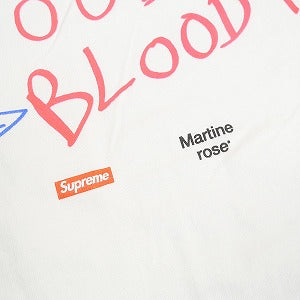 SUPREME シュプリーム ×Martine Rose 24AW Lee Scratch Perry Tee White Tシャツ 白 Size 【L】 【新古品・未使用品】 20824037