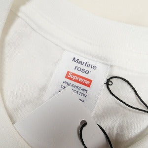 SUPREME シュプリーム ×Martine Rose 24AW Lee Scratch Perry Tee White Tシャツ 白 Size 【L】 【新古品・未使用品】 20824037