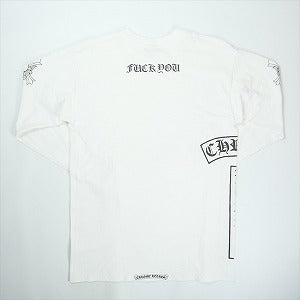 CHROME HEARTS クロム・ハーツ MULTI LOGOS T-BAR FUCK YOU LS TEE BLACK ロンT オールド 白 Size 【M】 【中古品-良い】 20824109