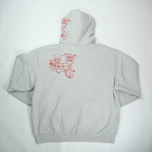 SUPREME シュプリーム 25SS Pitbulls Embroidered Hooded Sweatshirt Heather Grey パーカー 灰 Size 【XL】 【中古品-良い】 20824116