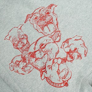 SUPREME シュプリーム 25SS Pitbulls Embroidered Hooded Sweatshirt Heather Grey パーカー 灰 Size 【XL】 【中古品-良い】 20824116