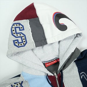 SUPREME シュプリーム 25SS Patchwork Zip Up Hooded Sweatshirt Navy ジップパーカー 紺 Size 【XL】 【中古品-良い】 20824118