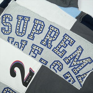 SUPREME シュプリーム 25SS Patchwork Zip Up Hooded Sweatshirt Navy ジップパーカー 紺 Size 【XL】 【中古品-良い】 20824118