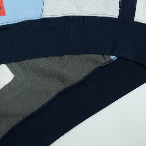 SUPREME シュプリーム 25SS Patchwork Zip Up Hooded Sweatshirt Navy ジップパーカー 紺 Size 【XL】 【中古品-良い】 20824118