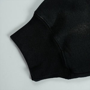 SUPREME シュプリーム 25SS Leather Appliqu? Zip Up Hooded Sweatshirt ジップパーカー 黒 Size 【L】 【中古品-良い】 20824121