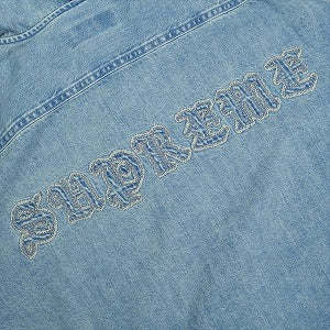 SUPREME シュプリーム 25SS Hooded Denim Shirt Washed Indigo 長袖シャツ インディゴ Size 【XL】 【中古品-非常に良い】 20824135