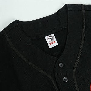 SUPREME シュプリーム ×40 Acres 25SS Twill Baseball Jersey Black ベースボールジャージ 黒 Size 【L】 【中古品-ほぼ新品】 20824136