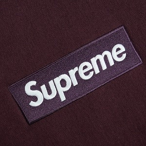 SUPREME シュプリーム 11AW Box Logo Pullover Burgundy BOXロゴパーカー バーガンディー Size 【L】 【中古品-ほぼ新品】 20824179