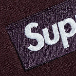 SUPREME シュプリーム 11AW Box Logo Pullover Burgundy BOXロゴパーカー バーガンディー Size 【L】 【中古品-ほぼ新品】 20824179