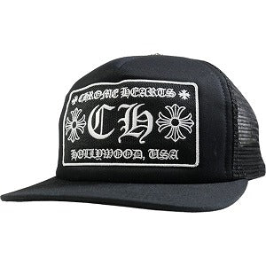 CHROME HEARTS クロム・ハーツ CH TRUCKER CAP BLACK/BLACK CHロゴメッシュキャップ 黒 Size 【フリー】 【新古品・未使用品】 20824200