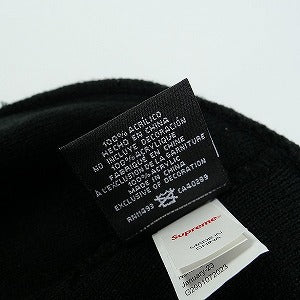 SUPREME シュプリーム 23SS New Era S Logo Beanie Black ビーニー 黒 Size 【フリー】 【中古品-良い】 20824223