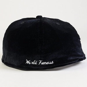 SUPREME シュプリーム 22AW Velour Box Logo New Era Black ニューエラキャップ 黒 Size 【7　1/2(L)】 【新古品・未使用品】 20824224