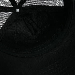 STUSSY ステューシー 25FW CURSIVE STITCH SNAPBACK TRUCKER BLACK キャップ 黒 Size 【フリー】 【新古品・未使用品】 20824233