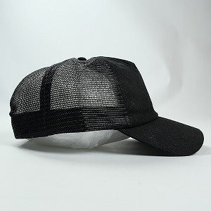 STUSSY ステューシー 25FW CURSIVE STITCH SNAPBACK TRUCKER BLACK キャップ 黒 Size 【フリー】 【新古品・未使用品】 20824234
