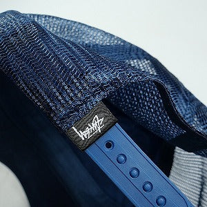 STUSSY ステューシー 25FW CURSIVE STITCH SNAPBACK TRUCKER NAVY キャップ 紺 Size 【フリー】 【新古品・未使用品】 20824235
