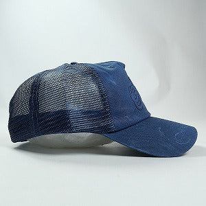 STUSSY ステューシー 25FW CURSIVE STITCH SNAPBACK TRUCKER NAVY キャップ 紺 Size 【フリー】 【新古品・未使用品】 20824236