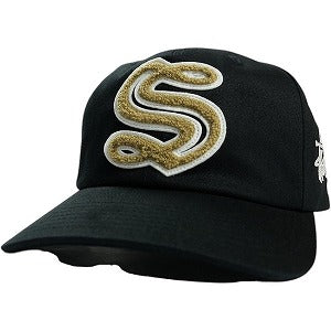 STUSSY ステューシー 25FW MID-DEPTH CHENILLE S SNAPBACK BLACK キャップ 黒 Size 【フリー】 【新古品・未使用品】 20824238