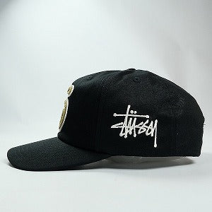 STUSSY ステューシー 25FW MID-DEPTH CHENILLE S SNAPBACK BLACK キャップ 黒 Size 【フリー】 【新古品・未使用品】 20824240