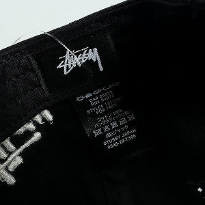 STUSSY ステューシー 25FW MID-DEPTH CHENILLE S SNAPBACK BLACK キャップ 黒 Size 【フリー】 【新古品・未使用品】 20824240