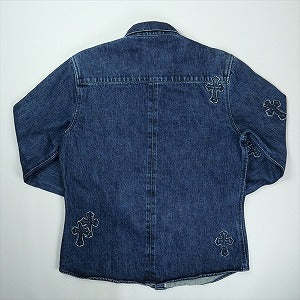 CHROME HEARTS クロム・ハーツ CRS PTCHS DENIM SHIRT INDIGO 長袖シャツ インディゴ Size 【L】 【中古品-非常に良い】 20824241