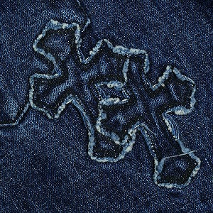CHROME HEARTS クロム・ハーツ CRS PTCHS DENIM SHIRT INDIGO 長袖シャツ インディゴ Size 【L】 【中古品-非常に良い】 20824241