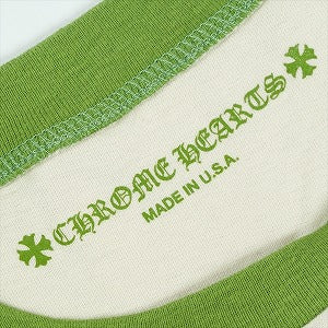 CHROME HEARTS クロム・ハーツ ROLLER SKATES SS HORSESHOE CEMENT/GREEN レディースTシャツ ナチュラル Size 【レディースS】 【新古品・未使用品】 20824254
