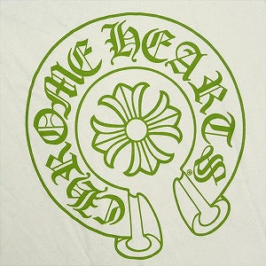 CHROME HEARTS クロム・ハーツ ROLLER SKATES SS HORSESHOE CEMENT/GREEN レディースTシャツ ナチュラル Size 【レディースS】 【新古品・未使用品】 20824254