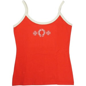 CHROME HEARTS クロム・ハーツ ROLLER SKATES TANK HORSESHOE RED/WHITE キャミソール 赤 Size 【レディースS】 【新古品・未使用品】 20824261