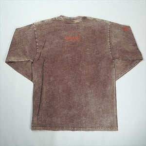 TENDERLOIN テンダーロイン TEE L/S ACID WASH G BROWN ロンT 茶 Size 【L】 【中古品-良い】 20824267