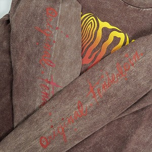 TENDERLOIN テンダーロイン TEE L/S ACID WASH G BROWN ロンT 茶 Size 【L】 【中古品-良い】 20824267