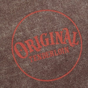 TENDERLOIN テンダーロイン TEE L/S ACID WASH G BROWN ロンT 茶 Size 【L】 【中古品-良い】 20824267