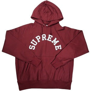 SUPREME シュプリーム ×Champion 25SS Hooded Sweatshirt Cardinal パーカー バーガンディー Size 【L】 【中古品-良い】 20824285