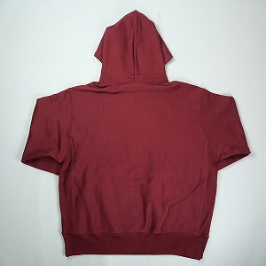 SUPREME シュプリーム ×Champion 25SS Hooded Sweatshirt Cardinal パーカー バーガンディー Size 【L】 【中古品-良い】 20824285