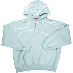 SUPREME シュプリーム 25SS Shoulder Script Hooded Sweatshirt Light Blue パーカー 水色 Size 【M】 【中古品-ほぼ新品】 20824286