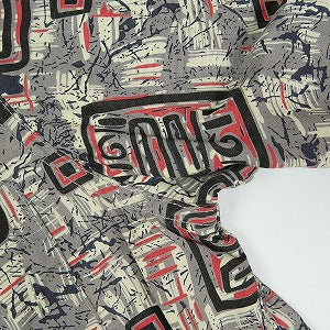 At Last ＆ Co アットラスト/BUTCHER PRODUCTS ブッチャープロダクツ ABSTRACT SHIRT RAYON L-S GREY 長袖シャツ 灰 Size 【14】 【中古品-良い】 20824291